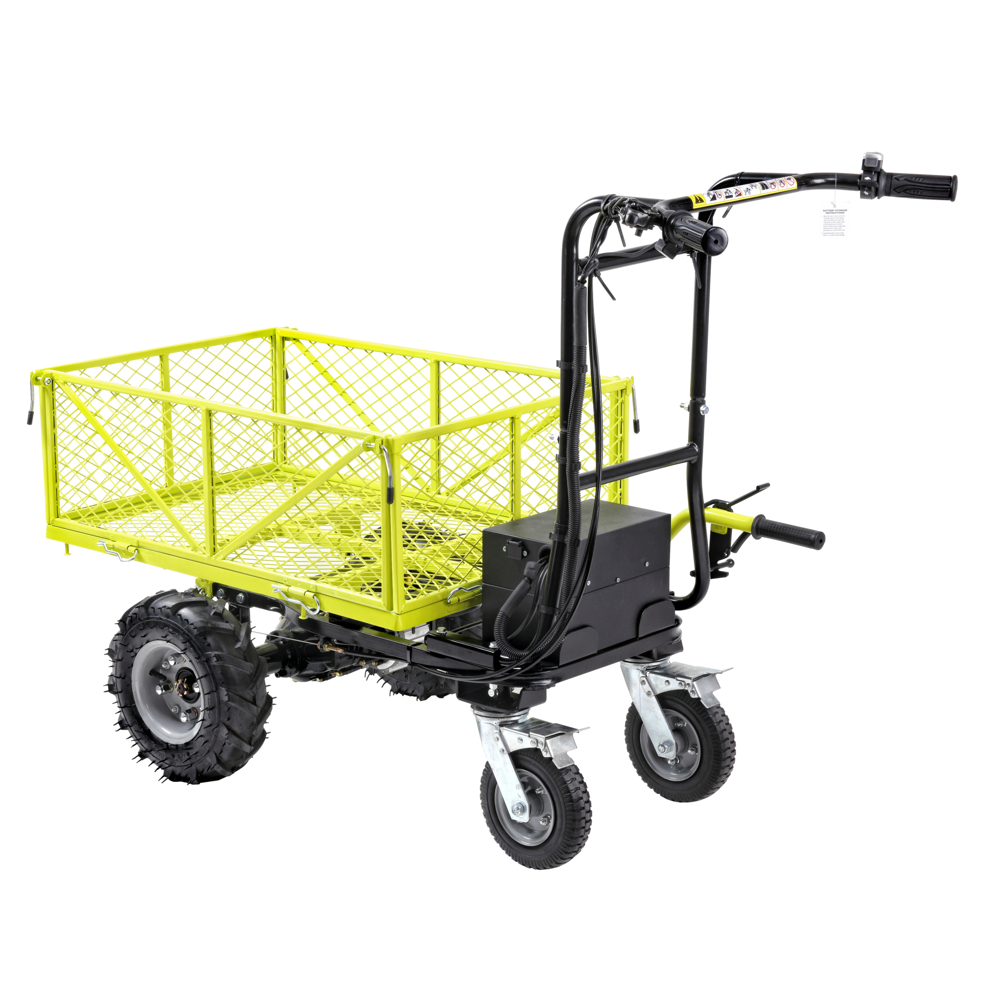 Yard Tuff, 4-Wheel Electric Cart, Load Capacity 660 lb, Model# YTF-4WEC